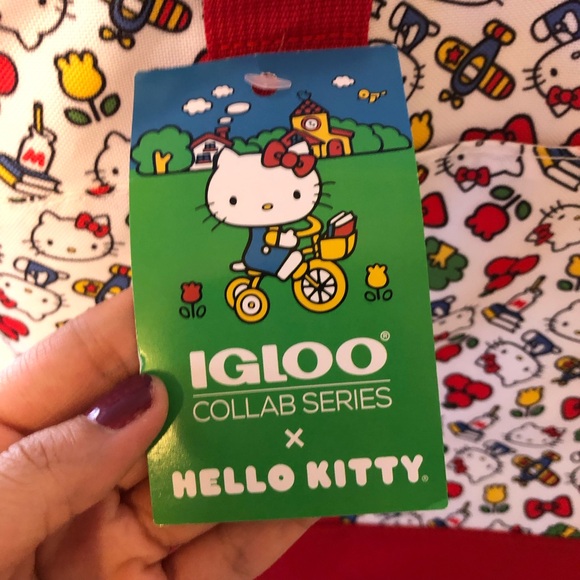 Hello Kitty x Igloo Dual Compartment Tote Cooler Bag - Picture 1 of 5